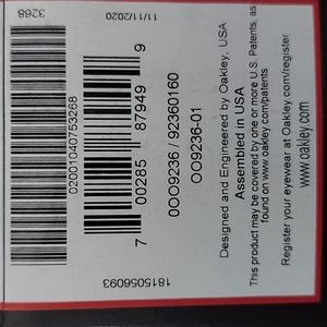 Oakley Valve sunglasses Brand new!